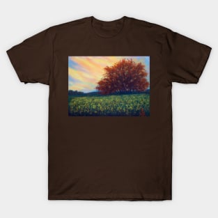 Pastel painting - Country field T-Shirt